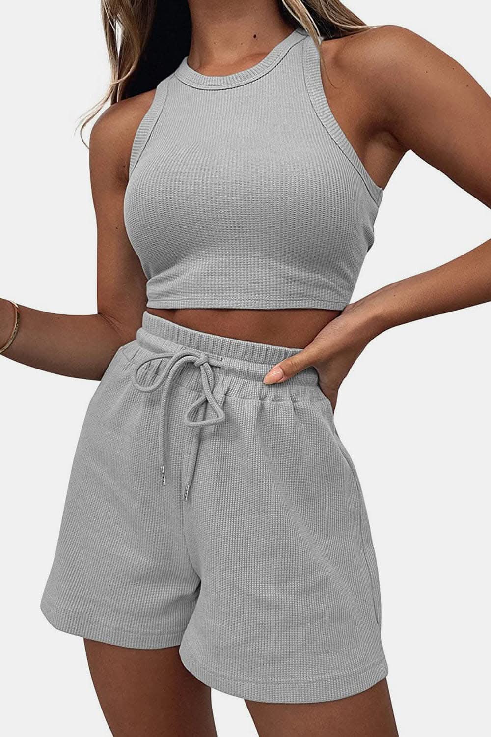 Stylish Top & Shorts Set - Love Salve